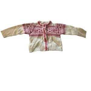 Nannette girls vintage knit cardigan size 24 months
